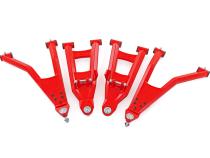Red Aluminum Control Arms 2 Inch Forward Offset Polaris Ranger XP 1000 Rough Country