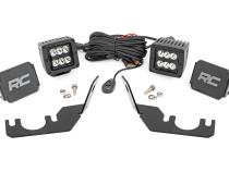 LED Light Rear Mount 2 Inch Black Pair Spot Kawasaki Teryx 4 1000/Teryx 800 Rough Country