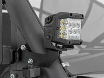 LED Light Kit Cage Mount 2 Inch Chrome Pair Wide Angle CFMOTO UFORCE 1000 Rough Country