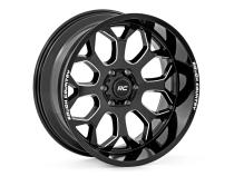 96 Series Wheel One-Piece Gloss Black 20x9 6x5.5 +0mm Rough Country