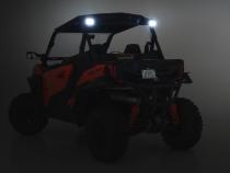 LED Light Kit Rear Mount 2 Inch Black Pair Spot Can-Am Maverick Sport 1000R Rough Country