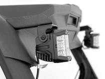 LED Light Kit Rear Mount 2 Inch Black Pair Flood Can-Am Maverick Sport 1000R Rough Country