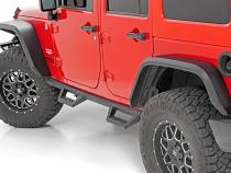 High Clearance LED Flat Fender Flare Kit UV Treated Jeep Wrangler JK (07-18) Rough Country