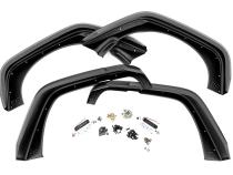 High Clearance LED Flat Fender Flare Kit UV Treated Jeep Wrangler JK (07-18) Rough Country