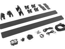 Power Running Boards HT-Series Crew Cab Ram 1500 2WD/4WD (2009-2018 &amp;amp; Classic) Rough Country