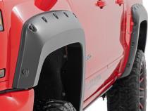 Pocket Fender Flares 6 Foot 7 Inch &amp;amp; 8 Foot Bed G1C Overcast Chevy Silverado 1500 (14-18)/2500HD Rough Country