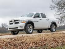 Pocket Fender Flares GW7 Bright White Ram 1500 2WD/4WD (2009-2018 &amp;amp; Classic) Rough Country