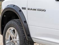 Pocket Fender Flares GW7 Bright White Ram 1500 2WD/4WD (2009-2018 &amp;amp; Classic) Rough Country