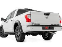 Pocket Fender Flares Crew Cab W/O Emblem Gloss Black Nissan Titan (17-24) Rough Country