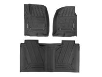 Flex-Fit Floor Mats FR &amp;amp; RR FR Bucket Crew Silverado/Sierra 1500/2500HD/3500HD (19-26) Rough Country