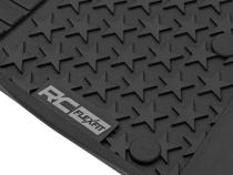 Floor Mats FR &amp;amp; RR 4 Door Jeep Wrangler Unlimited 4WD (2014-2018) Rough Country