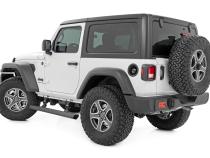 Power Running Boards Dual Electric Motor 2 Door Jeep Wrangler JL (18-26) Rough Country
