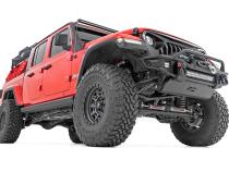 Power Running Boards Dual Electric Motor Jeep Gladiator JT 4WD (20-25) Rough Country