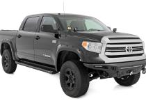 HD2 Aluminum Running Boards Crewmax Cab Toyota Tundra 2WD/4WD (2007-2021) Rough Country