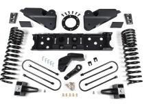 19-24 RAM 3500 5.5 Inch Radius Arm Bracket 5 Inch Rear Block With Overload Gas 6-Bolt T-Case Fox Adventure Shocks Zone Offroad