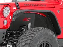 Jeep Front &amp;amp; Rear Inner Fenders Set 07-18 Wrangler JK Rough Country