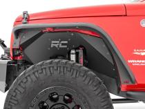 Jeep Tubular Front &amp;amp; Rear Fender Flares Set 07-18 Wrangler JK Rough Country