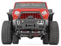 Jeep Tubular Front &amp;amp; Rear Fender Flares Set 07-18 Wrangler JK Rough Country