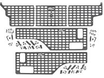 Jeep Molle Panel Bed Mounting System 20-Up Gladiator Combo-All Sides Rough Country