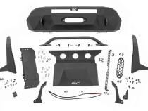 Front Bumper High Clearance Hybrid Winch Mount Only 16-22 Toyota Tacoma Rough Country