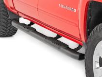 GM Oval Nerf Step Bars (07-18 GM 1500, 07-19 2500HD/3500 HD, 19 Classic Crew Cab) Rough Country