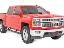 GM Oval Nerf Step Bars (07-18 GM 1500, 07-19 2500HD/3500 HD, 19 Classic Crew Cab) Rough Country