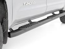 Oval Nerf Step 4.5 Inch Crew Cab Black 07-21 Toyota Tundra 2WD/4WD Rough Country