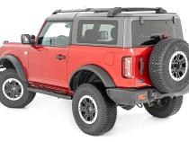 Oval Nerf Steps 2-Door Black Ford Bronco 2 Door 4WD 21-Up Rough Country