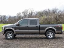 Oval Nerf Step Crew Cab Black Ford Super Duty 2WD/4WD (99-16) Rough Country