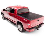 BAKFlip G2 Hard Folding Truck Bed Cover Rail Mounts Near Top of Bed Rail Rails Can Be Lowered Using Drop Down Brackets 2022-2026 Toyota Tundra 5 Foot 7 Inch Bed with or without Deck Rail System without Trail Special Edition Storage Boxes BAK