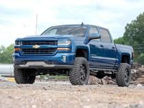 7 Inch Suspension Lift Kit Vertex Cast Steel 14-18 Silverado/Sierra 1500 2WD