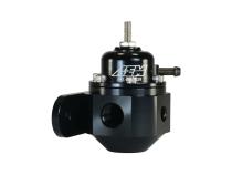 Universal Adjustable Fuel Pressure Regulator Inlet 2 x -6AN (9/16-18) Outlet -6AN Gauge Port 1/8 Inch NPT Black AEM Electronics