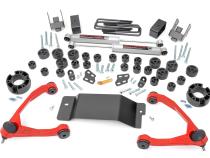 4.75 Inch Lift Kit Combo Red Silverado/Sierra 1500 4WD (07-13) Rough Country