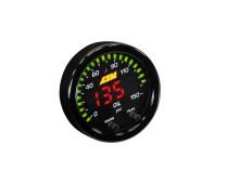 X-Series Fluid Pressure Gauge Kit 0-150psi/0-10bar Black Bezel and Black Faceplate AEM Electronics
