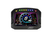CD-5L Carbon Logging Display 5-inch diagonal screen, carbon fiber composite enclosure, wiring harness included AEM Electronics