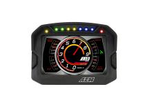 CD-5L Carbon Logging Display 5-inch diagonal screen, carbon fiber composite enclosure, wiring harness included AEM Electronics
