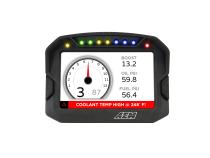 CD-5L Carbon Logging Display 5-inch diagonal screen, carbon fiber composite enclosure, wiring harness included AEM Electronics