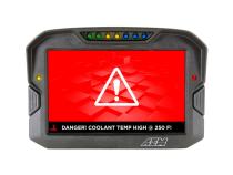 CD-7 Carbon Non-Logging/ Non-GPS Display 7-inch diagonal screen, carbon fiber enclosure, wiring harness included AEM Electronics