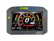 CD-7FLG Carbon Flat Panel Logging Display with Internal GPS 7-inch diagonal screen, carbon fiber enclosure, GPS antenna and wiring harness included, Does Not Include Buttons (See PN 30-3610) AEM Electronics