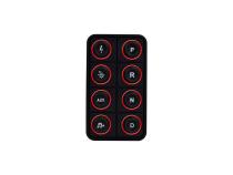 8-Button CAN Keypad EV programmable button pad for use with VCU200 or VCU300 AEM Electronics