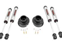 2.5 Inch Ram Leveling Kit w/ V2 Shocks Leaf Spring For 14-Up 2500/3500 4WD Rough Country
