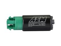 340LPH E85-Compatible High Flow In-Tank Fuel Pump 65mm Body w/Hooks Offset Inlet/340LPH at40psi/Not application specific AEM Electronics