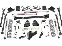 6 Inch Lift Kit Diesel 4-Link M1 w/ M1 Rear Shocks Ford F-250/F-350 Super Duty (17-22) Rough Country