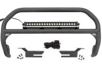 Nudge Bar 20 Inch Black Series DRL Single Row LED 21-Up Ford Bronco 4WD Rough Country