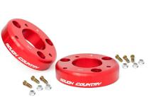 2 Inch Leveling Billet Strut Extensions 14-21 F-150 Red Rough Country