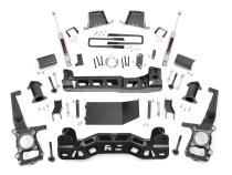 6 Inch Suspension Lift Kit Strut Spacers N3 Shocks 11-14 F-150 4WD Rough Country