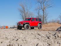 3.5 Inch Jeep Suspension Lift Kit Premium N3 Stage 2 Coils &amp;amp; Adj. Control Arms 18-20 Wrangler JL Rough Country
