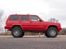 Jeep Cherokee XJ 3 Inch Series II Suspension Lift Kit W/V2 Shocks Add-A-Leaf For 84-01 Jeep Cherokee XJ Rough Country