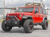 Jeep 50 Inch LED Hood Kit 18-20 Wrangler JL 20-Up Gladiator JT Black-Series Rough Country