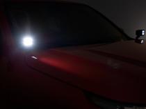 2 Inch Square Cree LED Lights Pair Black Series, Flood Beam Rough Country